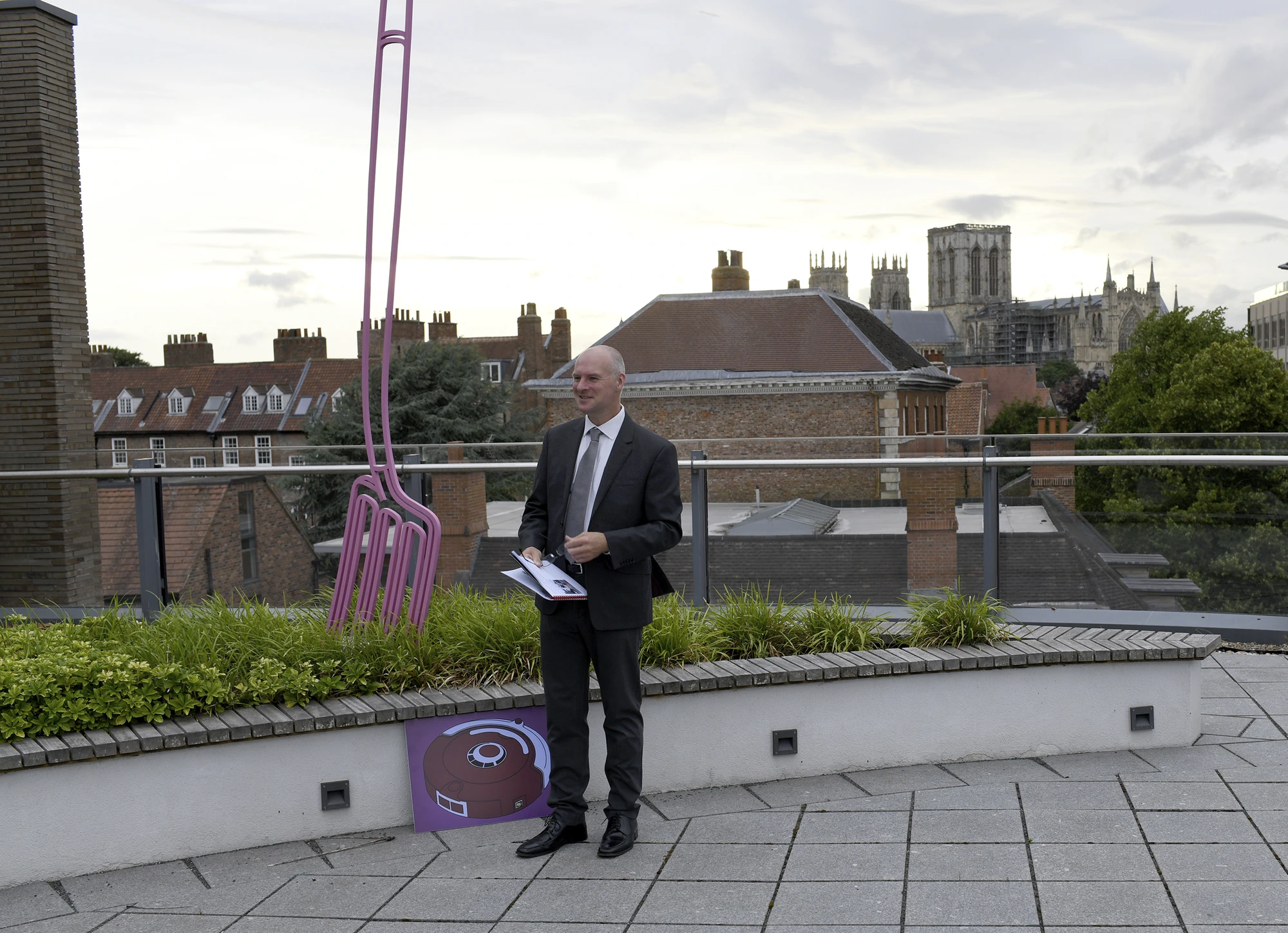 View from the roof garden